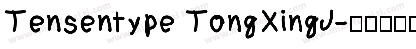 Tensentype TongXingJ字体转换
